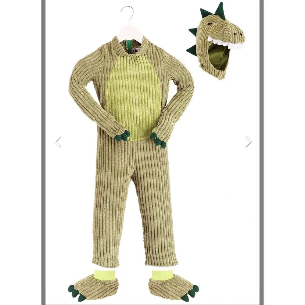 Kids Toddler T-Rex Costume Dinosaur Jumpsuit Halloween Dress Up‎ Size 2T